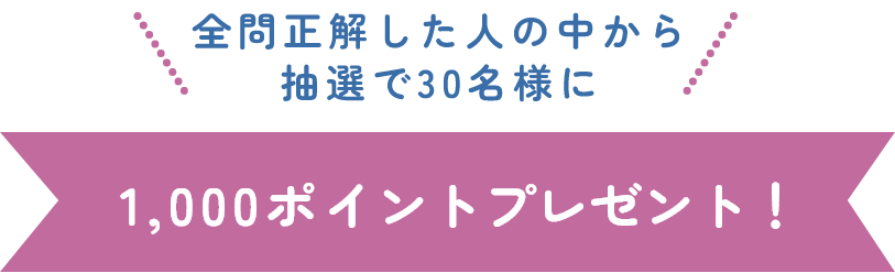 ポイントプレゼント