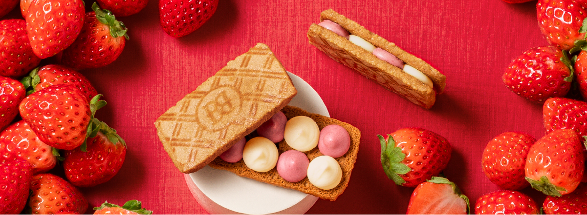 いちごバターホイップサンド